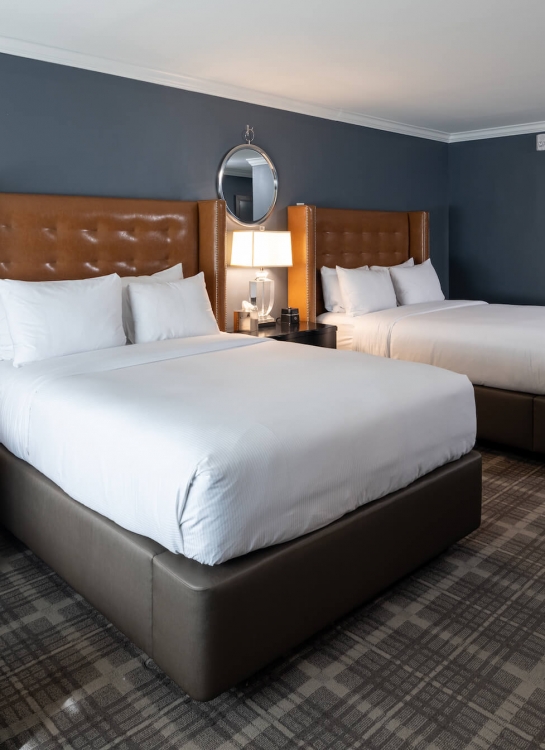 Two queen beds